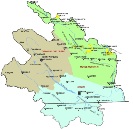 Upper Souris 
Watershed Boundary